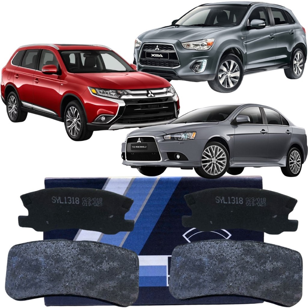Pastilha De Freio Traseiro Syl Asx Lancer Outlander Pajero em Oferta na Shopee