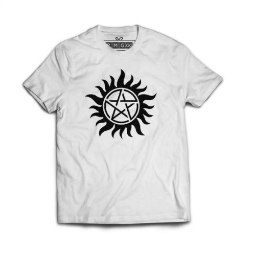 Camiseta Supernatural Dean e Sam winchester Camisa 100% Algodão