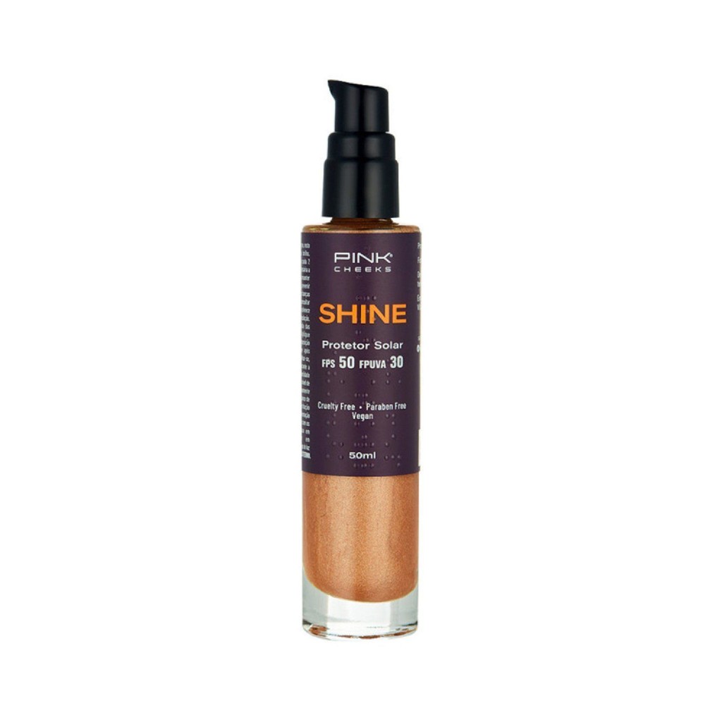 Shine Protetor Solar Dry Oil FPS50 FPUVA30 Pink Cheeks 50ml