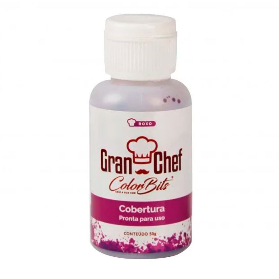 Color Bits Cobertura Roxo 50g - Granchef - Rizzo Confeitaria