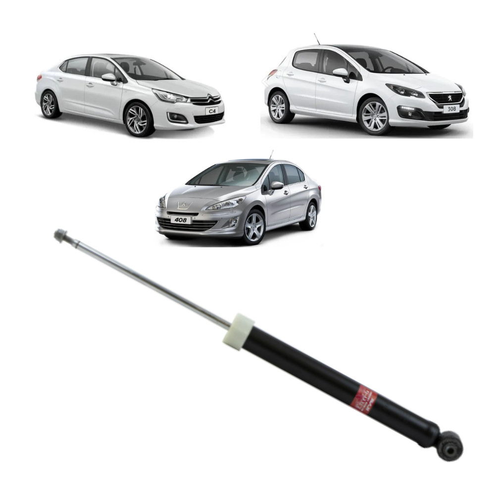 Amortecedor Traseiro Citroen C4 Lounge 2014/2020 Peugeot 308 2007 ... 408 2011 ...
