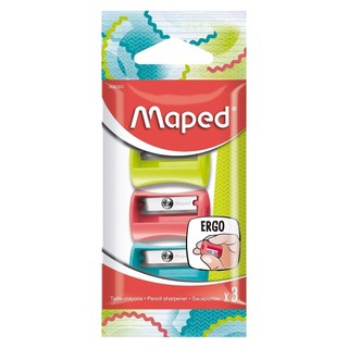 Apontador Maped Vivo 1 Furo Blister - Embalagem com 3 unidades em Oferta na Shopee