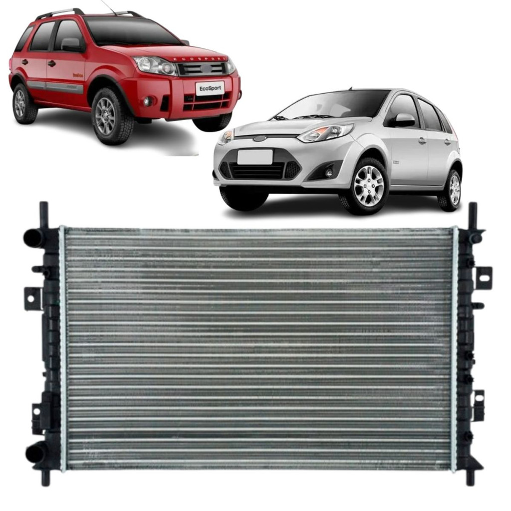 Radiador Ford Fiesta Rocam Ecosport 2002 2003 Até 2012 em Oferta na Shopee