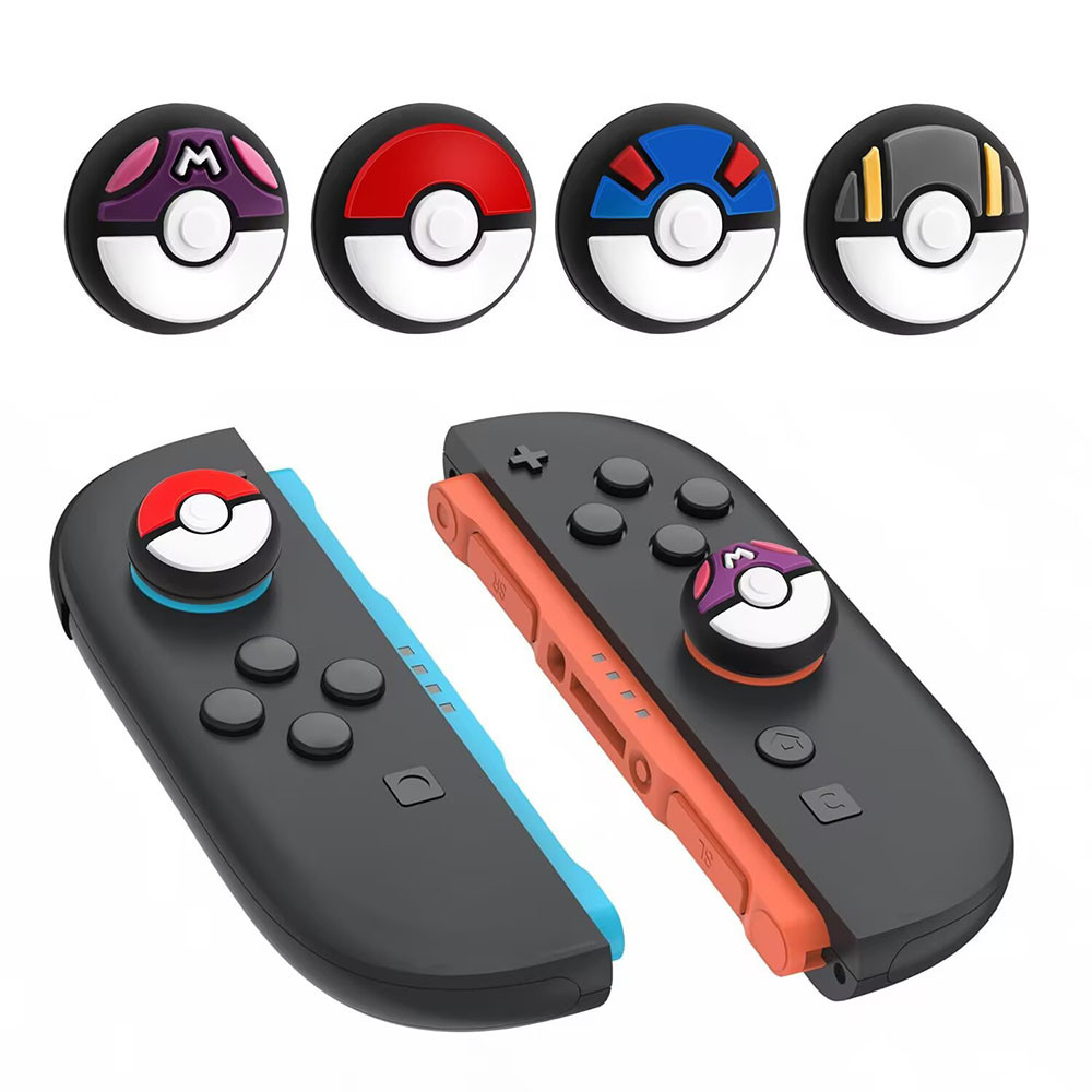 4 Pçs Bonito Silicone Macio Polegar Apertos Joystick Tampa Analógica Vara Capa Para Nintendo Switch 2 2025 Joy-con Contr em Oferta na Shopee