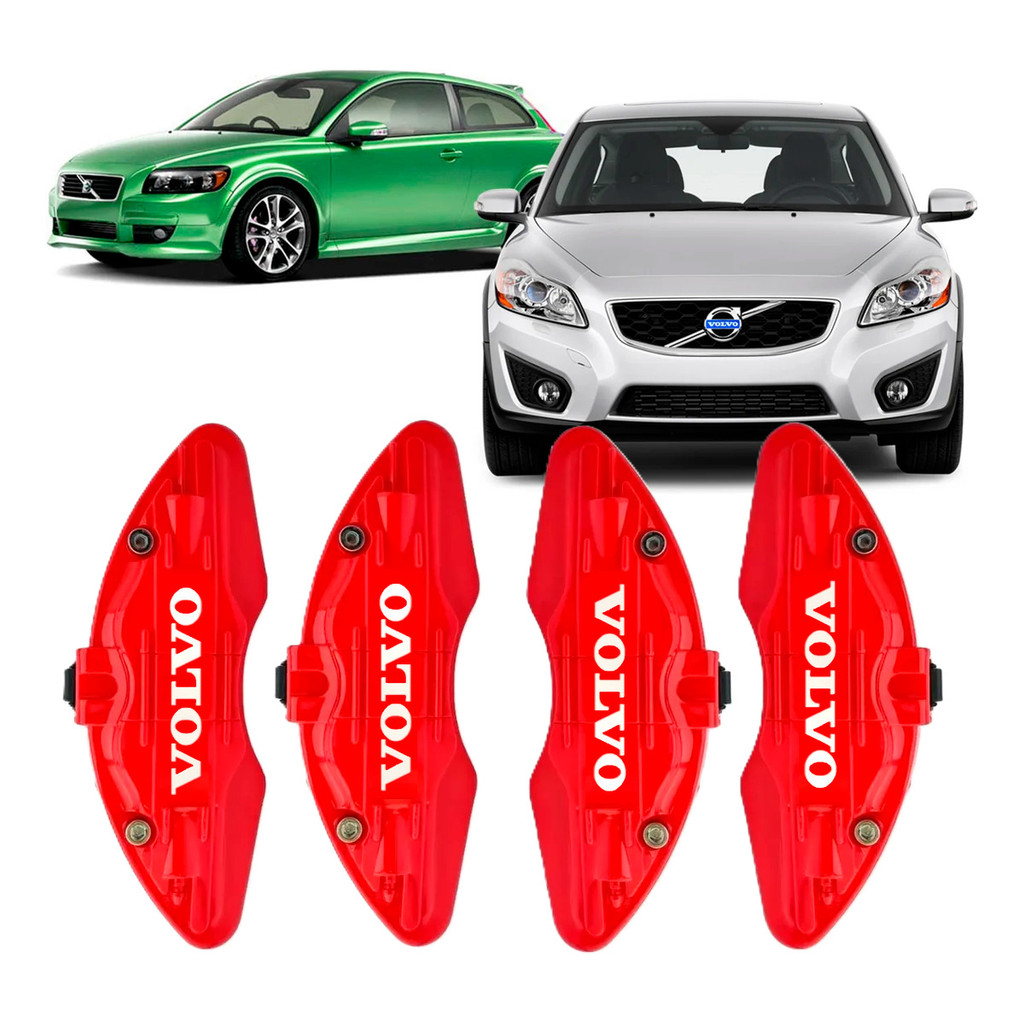 Capa Pinça De Freio 4pç C/ Travas Volvo C30 2010 2011 2012