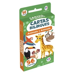 Livro Flash cards Flash Cards Cartas Bilíngues - Animais - Animals