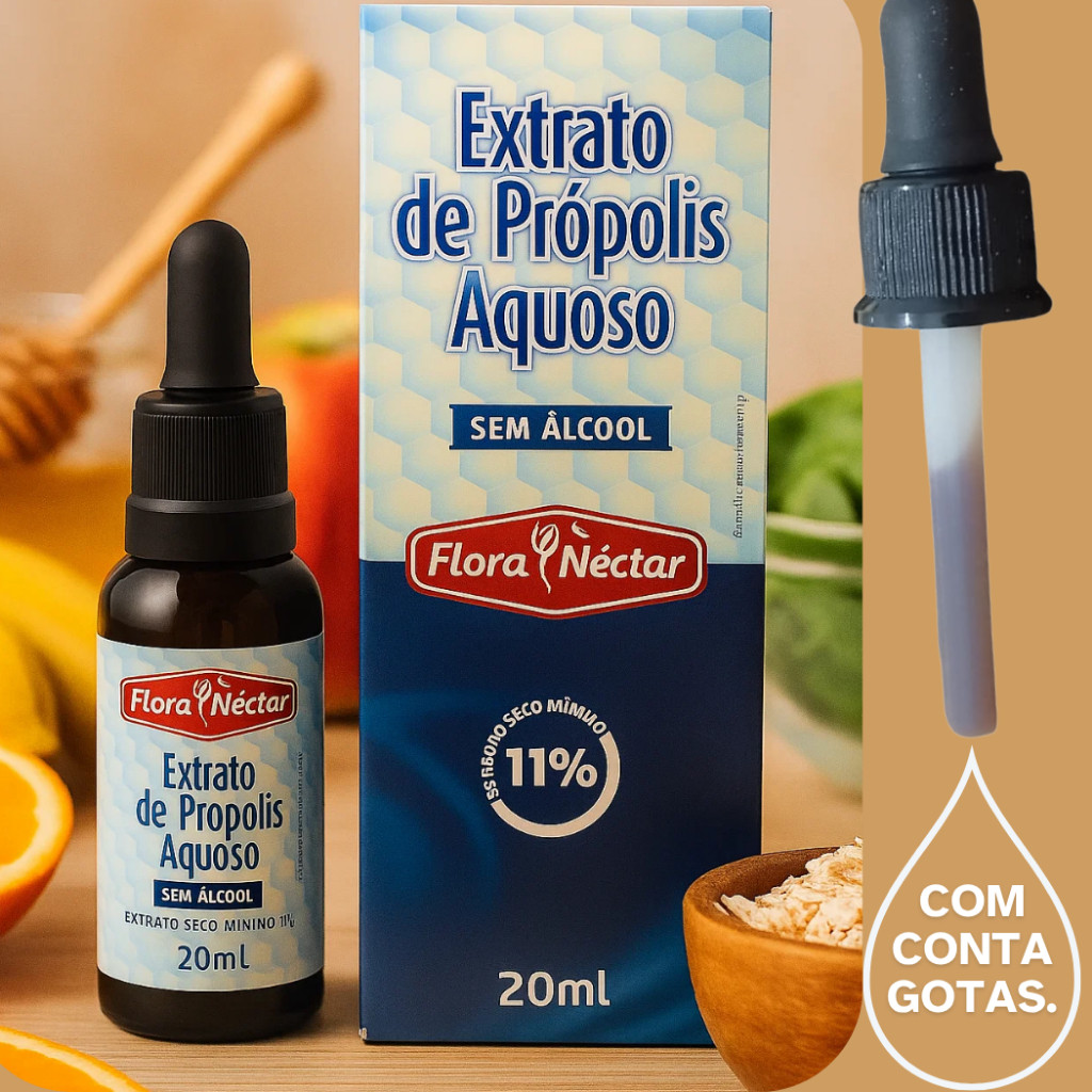 Extrato de própolis sem Álcool sem glúten puro líquido com conta-gotas para aumentar imunidade