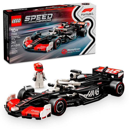 LEGO Speed Champions MoneyGram Haas F1 Team VF-24 242 Peças 77250 em Oferta na Shopee