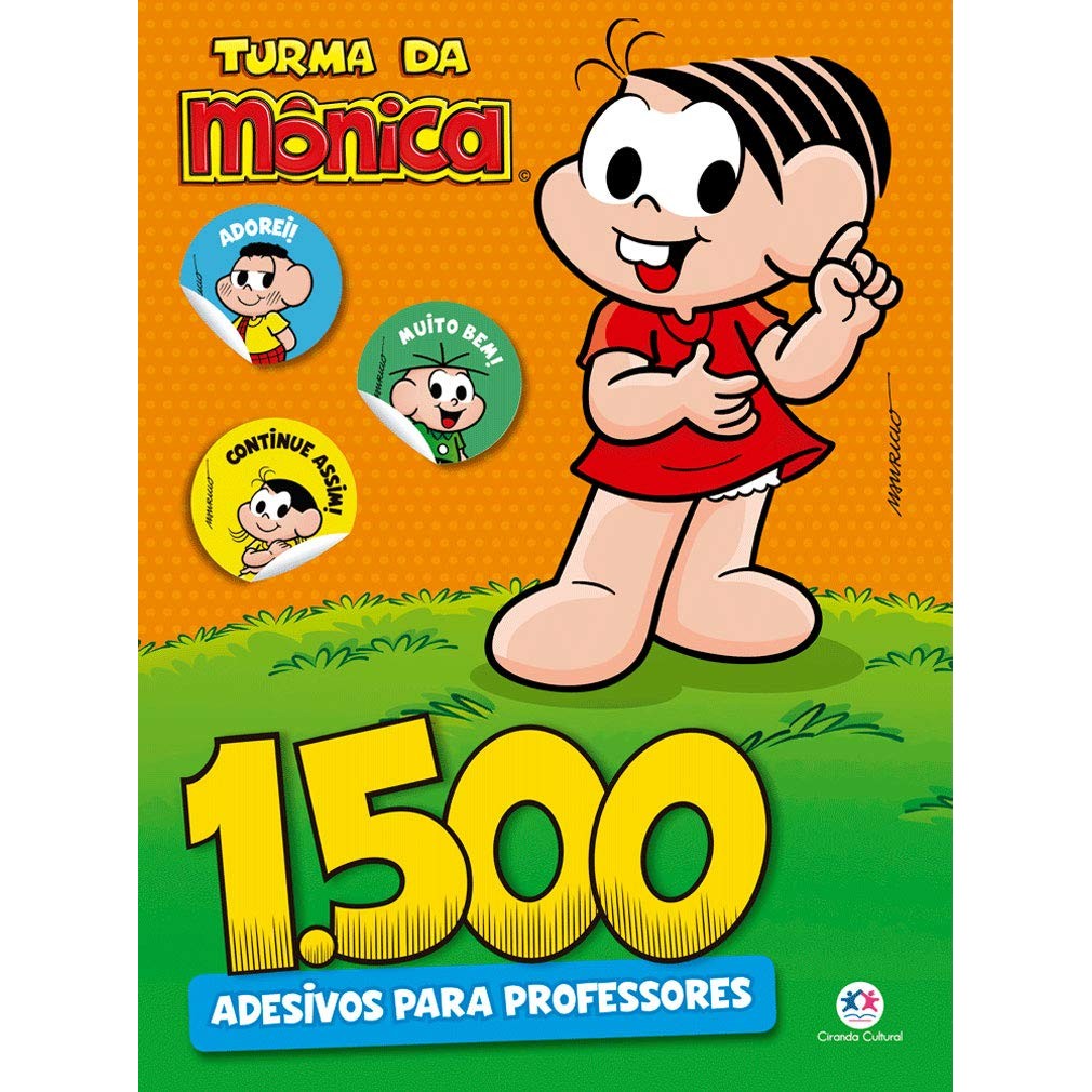 Livro 1500 adesivos para professores - Turma da Mônica - Books & Magazines