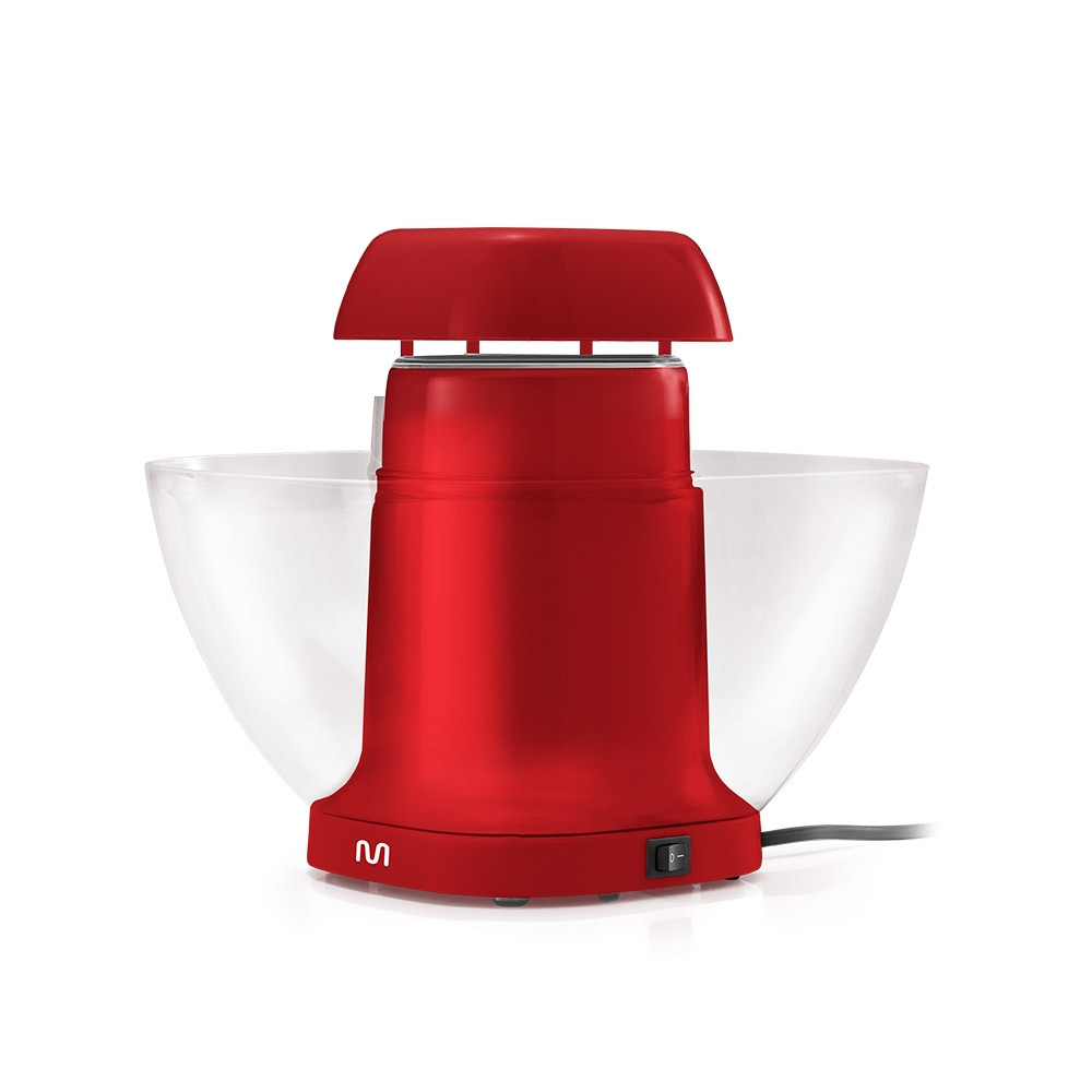 Pipoqueira Elétrica De Tigela Sem Óleo 1200w 127v Vermelho Multi - GO053 - Home Appliances