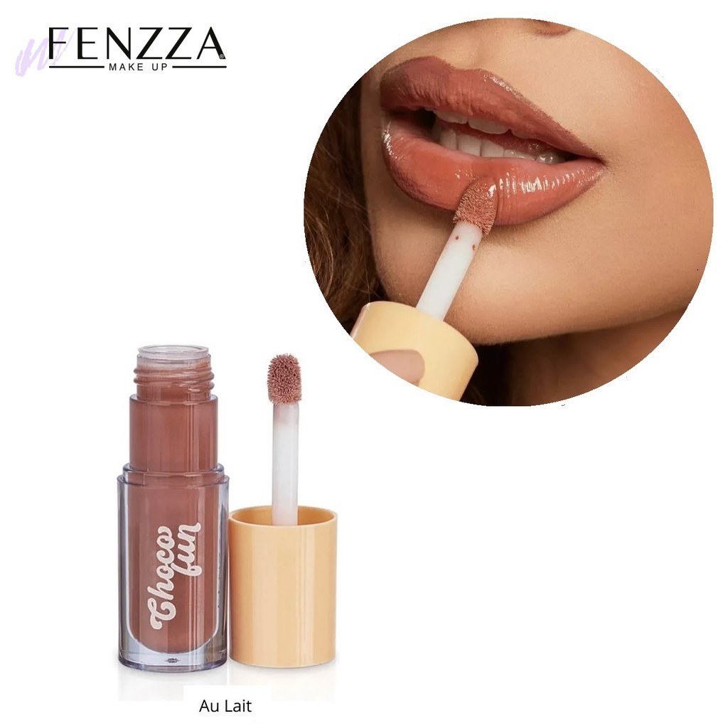 Fenzza Choco Fun Gloss  Acabamentos Brilhante 4 Cores em Oferta na Shopee