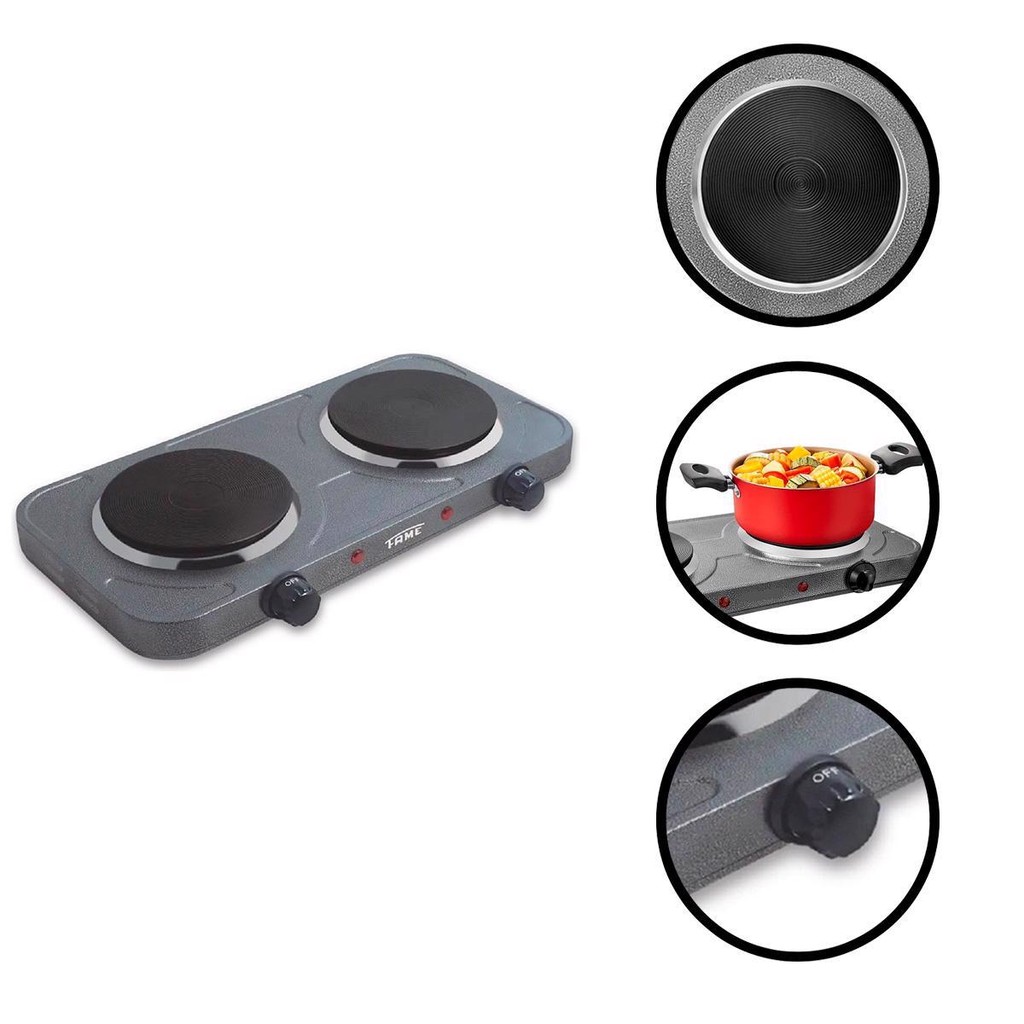 Fogão Elétrico Fame Cooktop Mesa 2 Pratos (boca) 220v 2000w