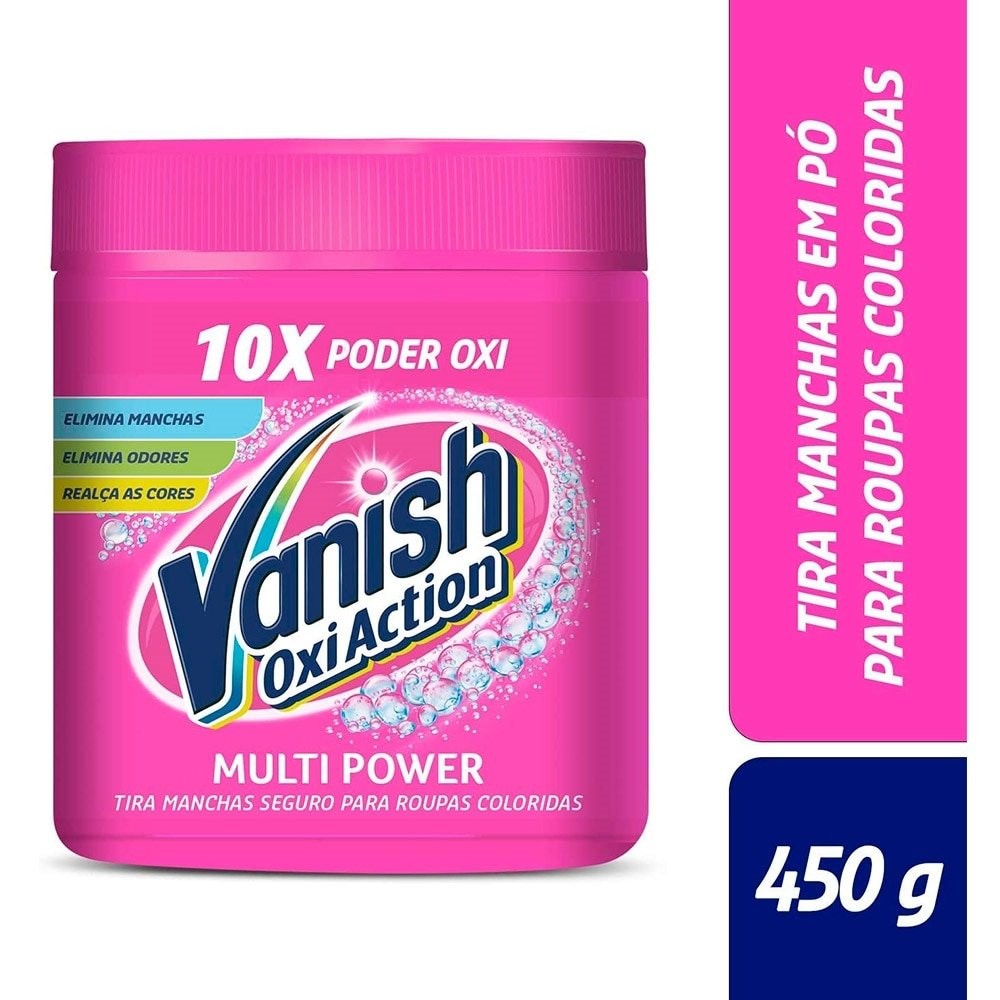 Alvejante Vanish Sem Cloro Poder Oxigênio 450g em Oferta na Shopee