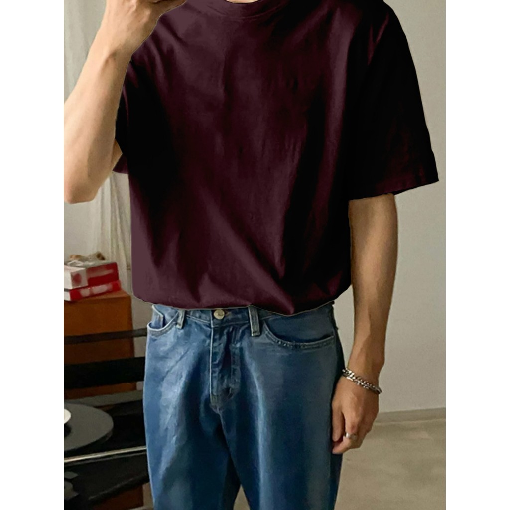 Camiseta Larga Confortável Blusa Oversized Longa Esportiva Lisa Frente Costa Unissex T Shirt Casual