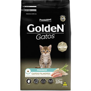 Ração 3kg Golden para Gatos Filhotes Frango em Oferta na Shopee