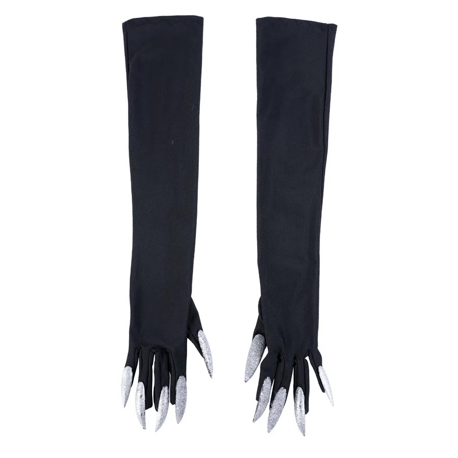 Luva Com Unha Postiça - Preto - 1 unidade - Cromus - Rizzo