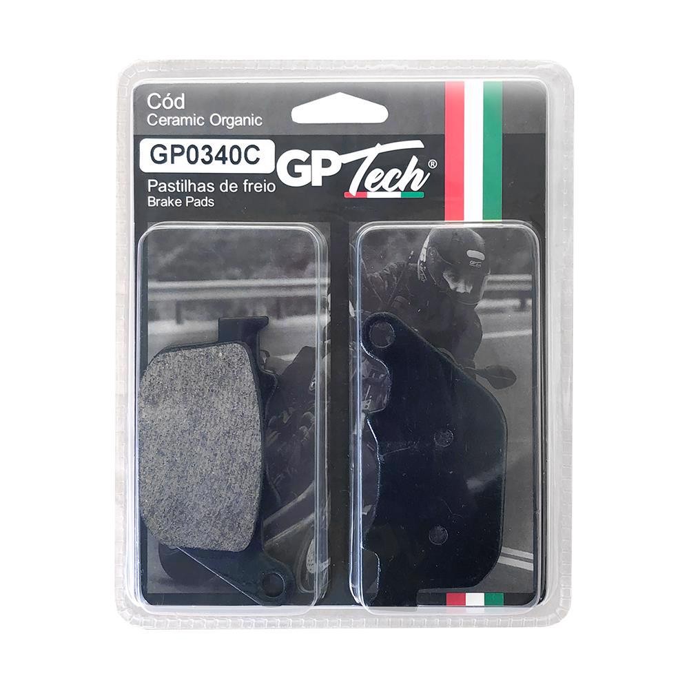 PASTILHA FREIO GP TECH 0340C (Traseira) HARLEY DAVIDSON 883 XL SPORTSTER 2004