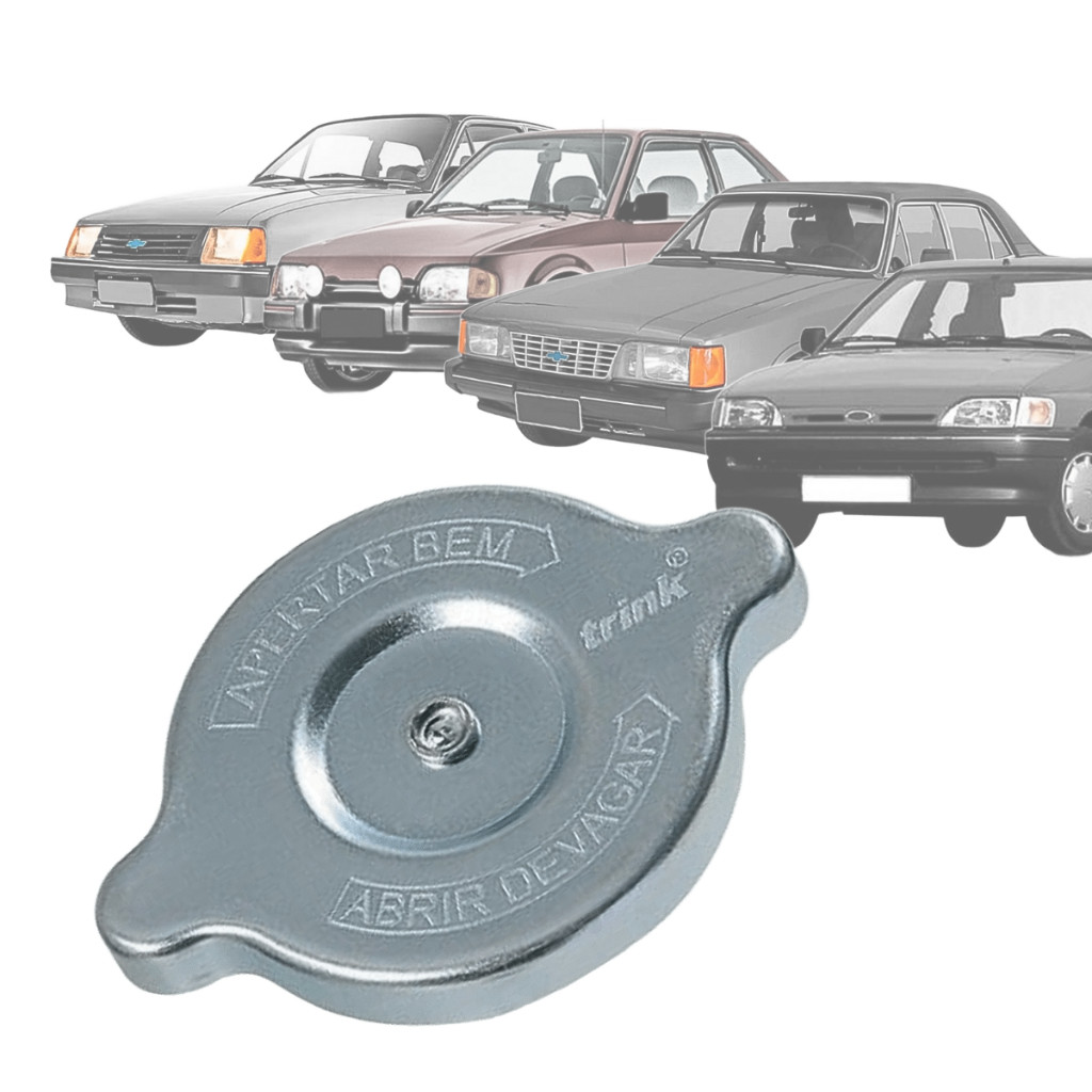 Tampa De Radiador Chevrolet Opala Chevete Ford Escort Verona