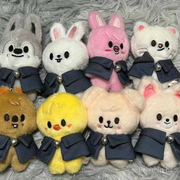 Kpop Stray Kids Magic School Bonecas De Pelúcia Skz Saco De Brinquedos De Encanto Para Animais