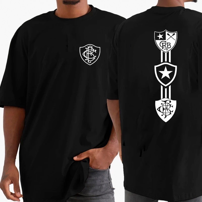 Camisa Torcedor Botafogo Furia Jovem Time Glorioso Alvinegro Futebol ref 02 30.1 02