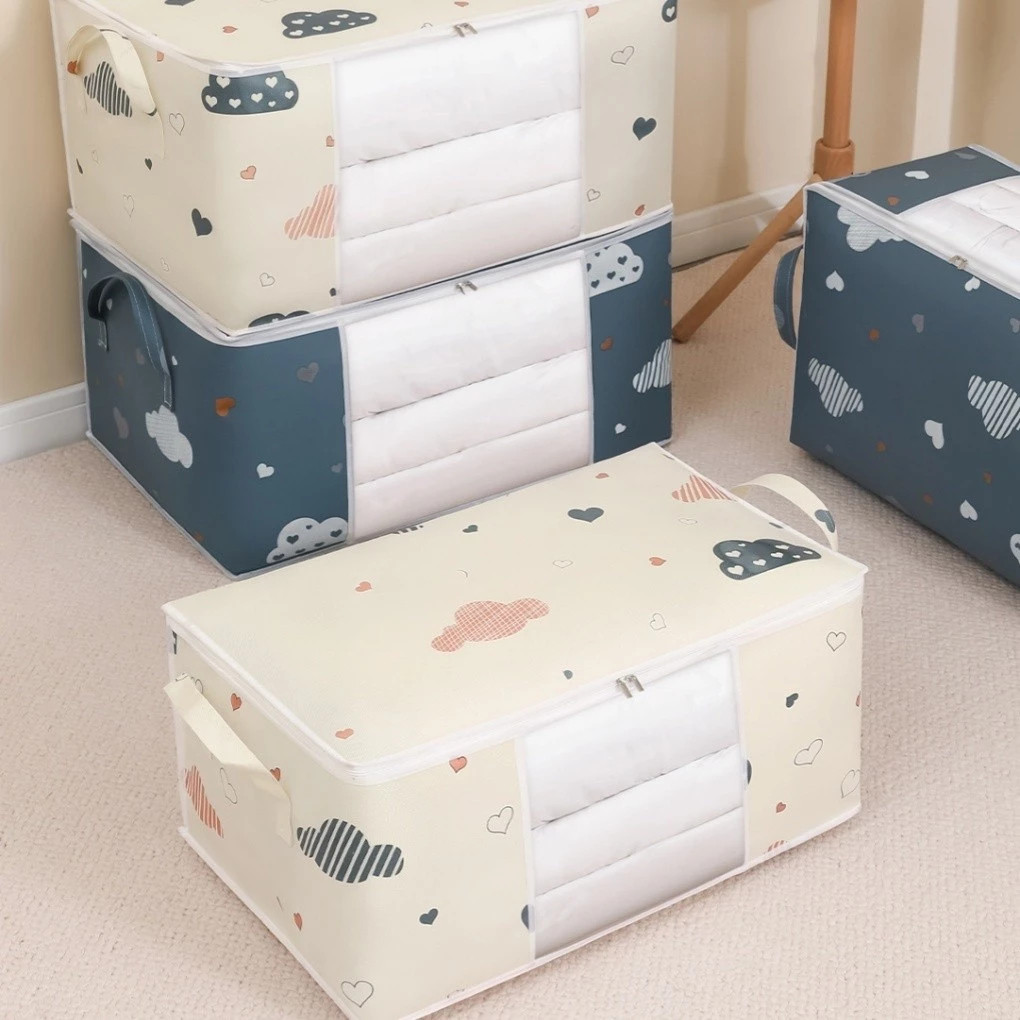 Caixa Organizadora Closet Roupa Cobertor Casacos Armário Flexível em Oferta na Shopee