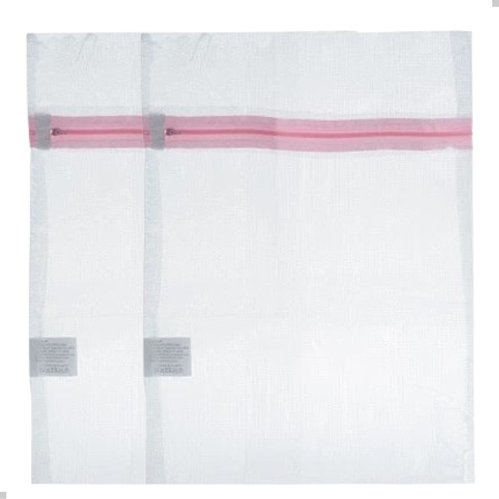 KIT C/2 SAQUINHO TELADO P/LAVAR ROUPAS 50X 60 LAVAR ROUPAS GUARDAR OBJETIVO CUIDADOS CASA LAVADERIA