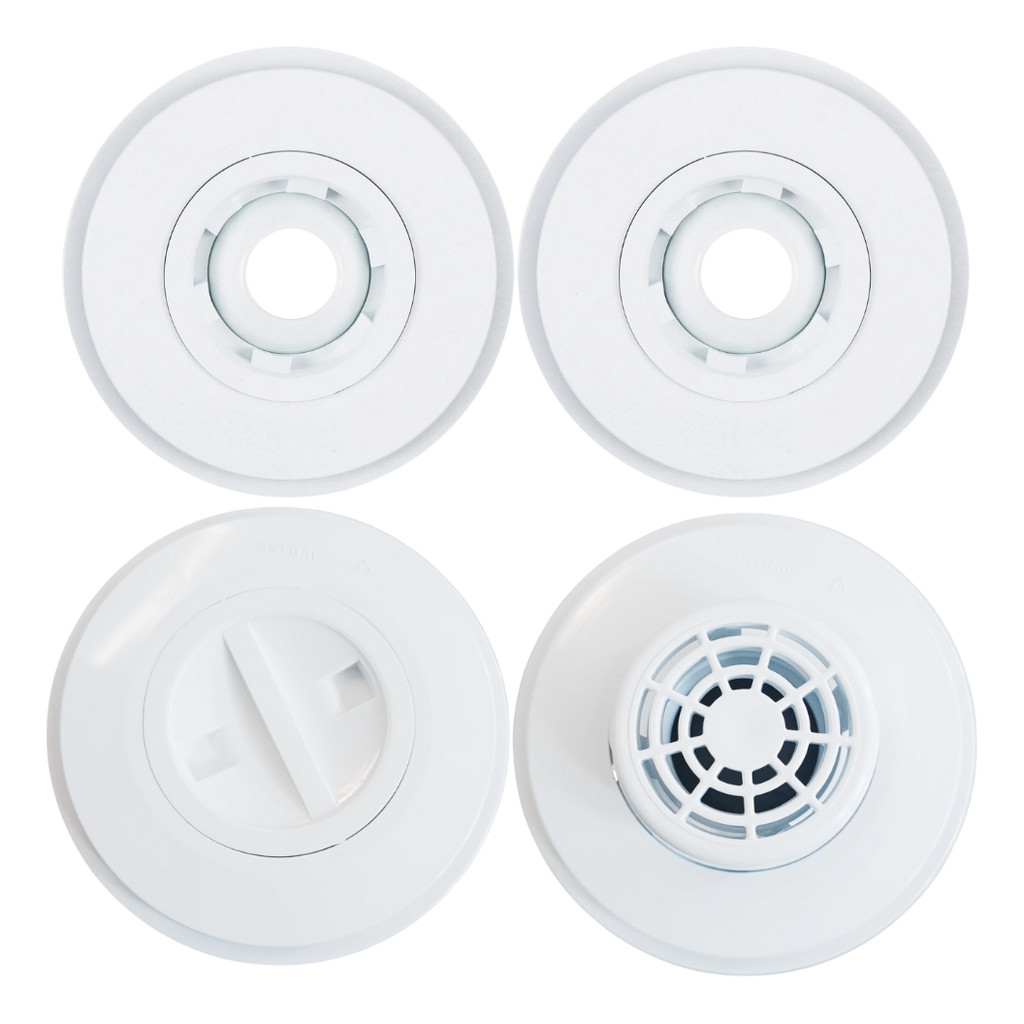 Kit Dispositivos Piscinas Fibra ABS Slim 2 Retorno 1 Aspiração 1 Nivel Ralo Quebra Onda em Oferta na Shopee