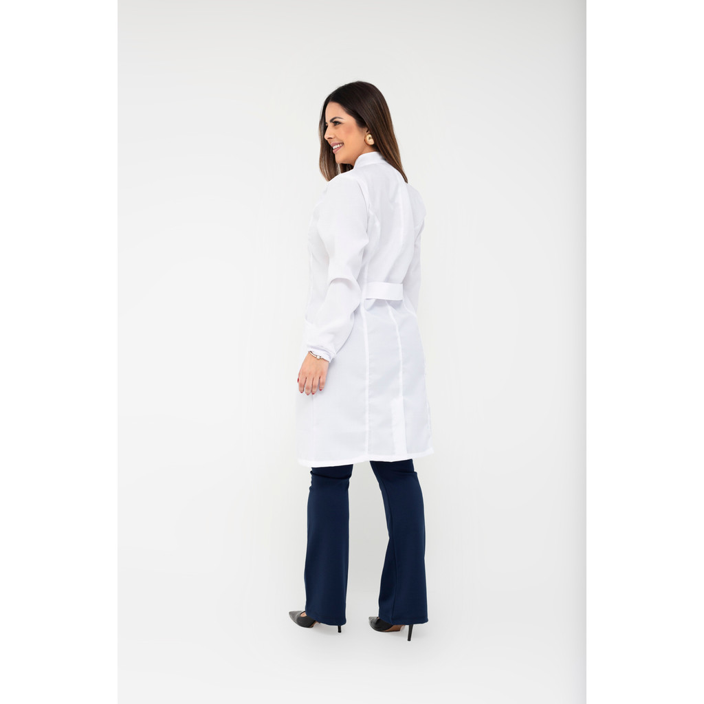JALECO  FEMININO EM OXFORD PADRE ZIPER