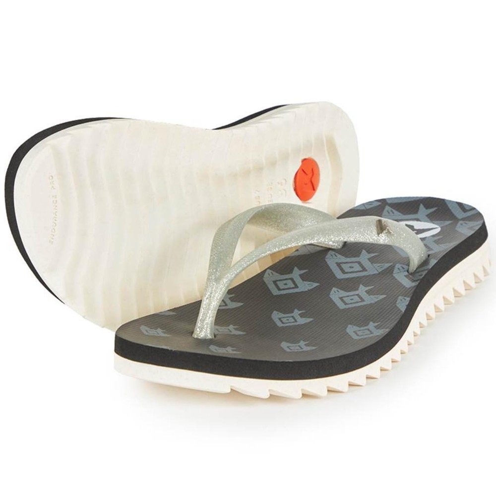 Chinelo Kenner Ibiza Geopeixe Feminino - Preto e Prata em Oferta na Shopee