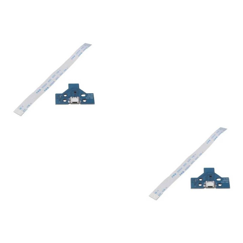 2 Placas Usb Jds/Jdm 001 com Flat/Flex 14 Vias para Carregamento Compatíveis com o Controle de PlayStation 4 PS4