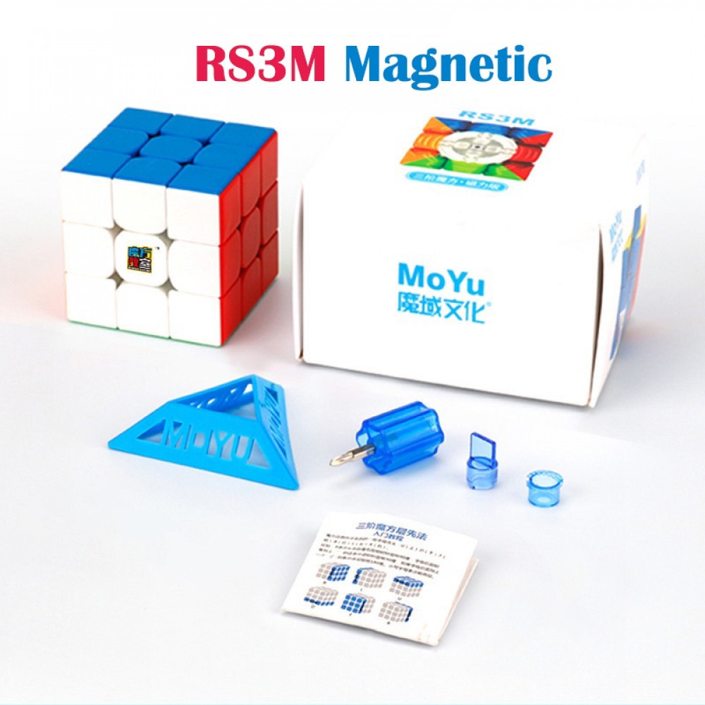 Cubo Mágico 3x3 Magnético MoYu RS3M 2020 3x3x3 MFJS RS3M Stickerless