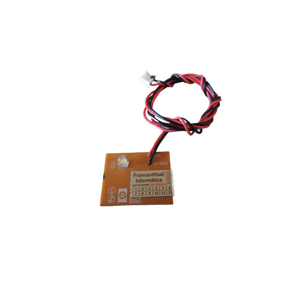 Placa Led Interno HP Officejet Pro 8600 CM749-8001 Original seminovo