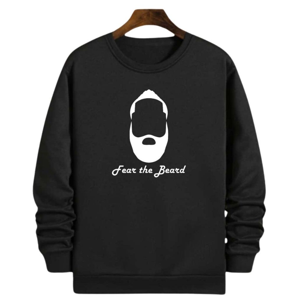 Blusa Moletom Gola Basquete Fear The Beard Harden Basketball
