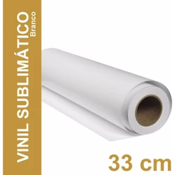 Vinil Adesivo Branco P/ Sublimação Multifilm - 1m x 33cm