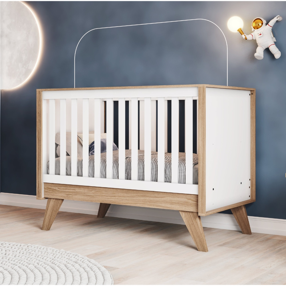 Berço Mini Cama 3 em 1 Americano Lola Henn