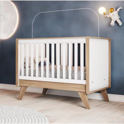 Berço Mini Cama 3 em 1 Americano Lola Henn