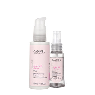 Kit Cadiveu Professional Essentials Quartzo Shine Oil Leave-in (2 produtos) em Oferta na Shopee