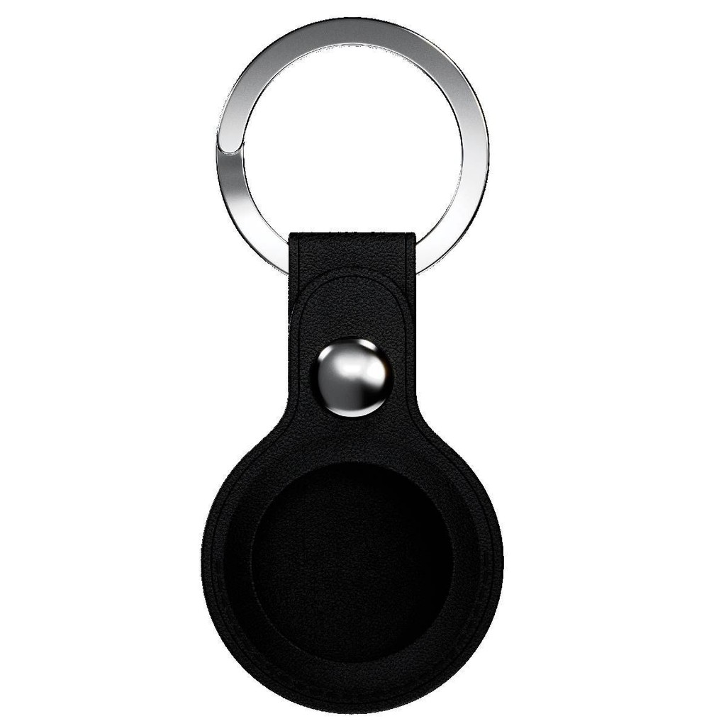 Capa de Couro para FaafTag e Airtag Chaveiro para Malas Chaves Preto em Oferta na Shopee