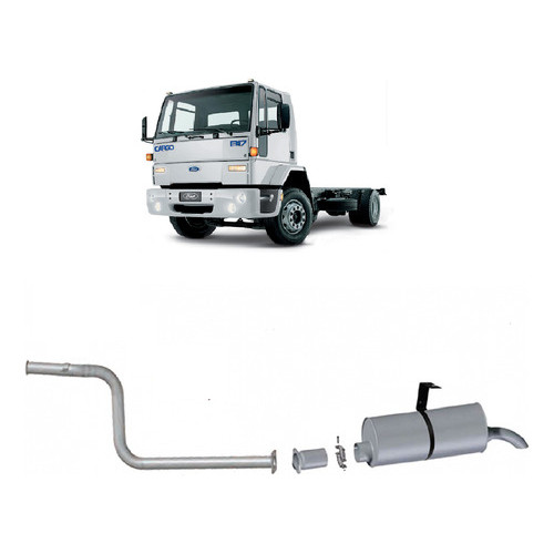 Escapamento Completo Ford Cargo 1317e / 1517e / 1717e