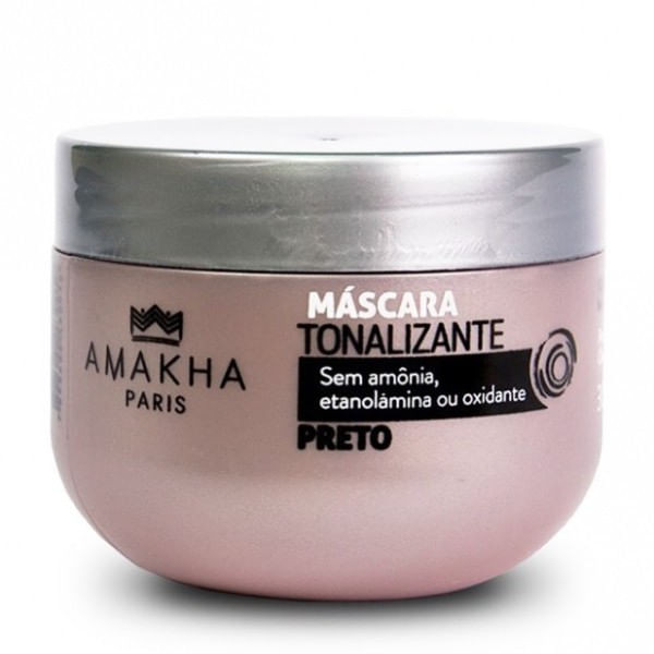 Tonalizante sem Amônia Preto 300g | Amakha Paris em Oferta na Shopee