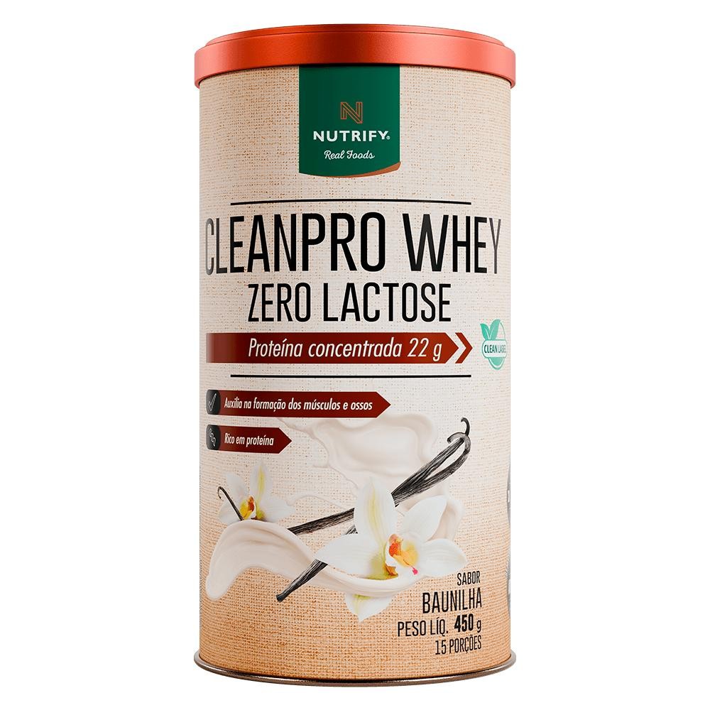Proteína Clean Pro Whey Zero Lactose Nutrify em Oferta na Shopee
