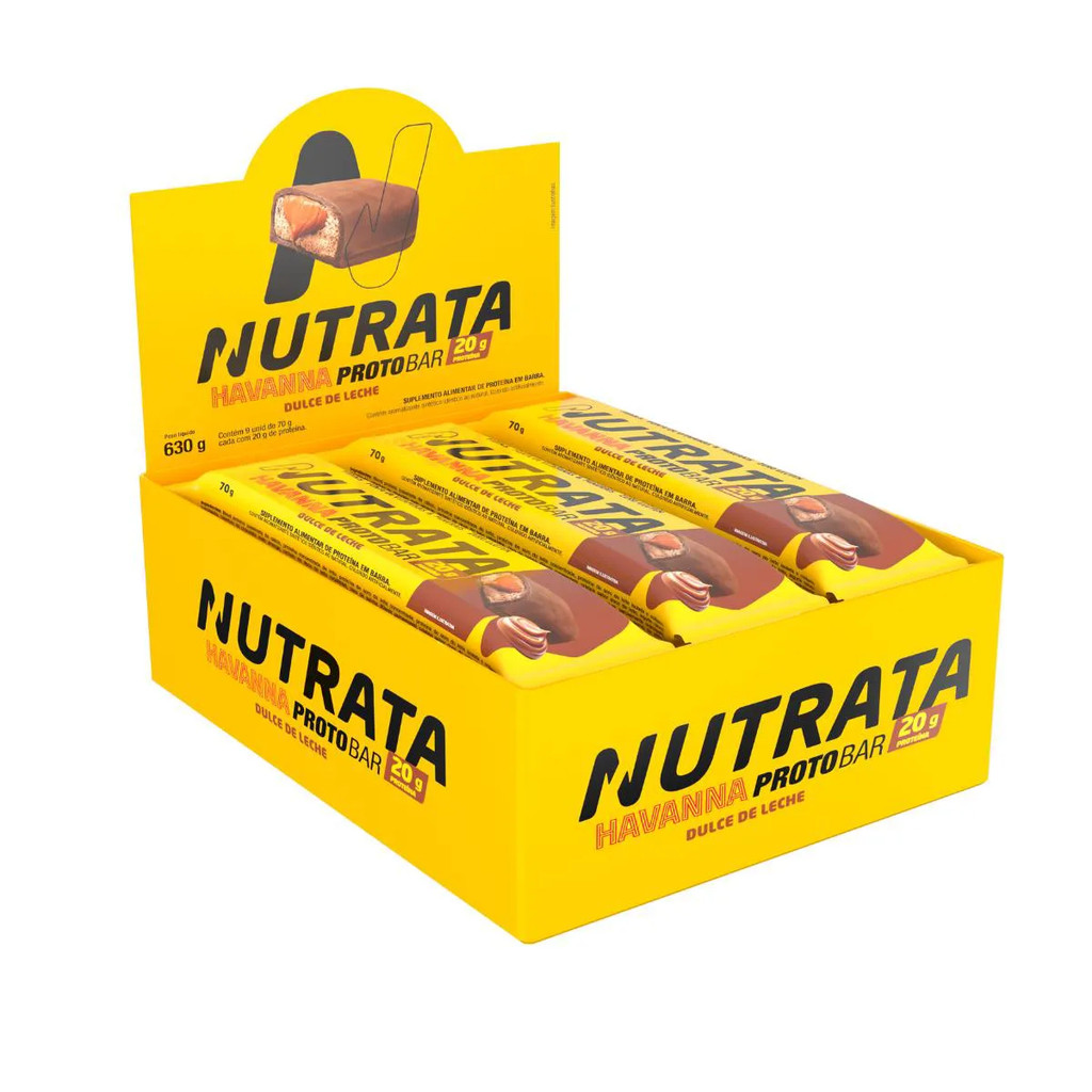 Protobar Havanna Dulce de Leche CX/9 Unidades Nutrata