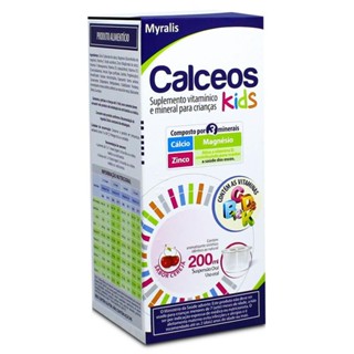 CALCEOS KIDS SABOR CEREJA COM 200ML em Oferta na Shopee