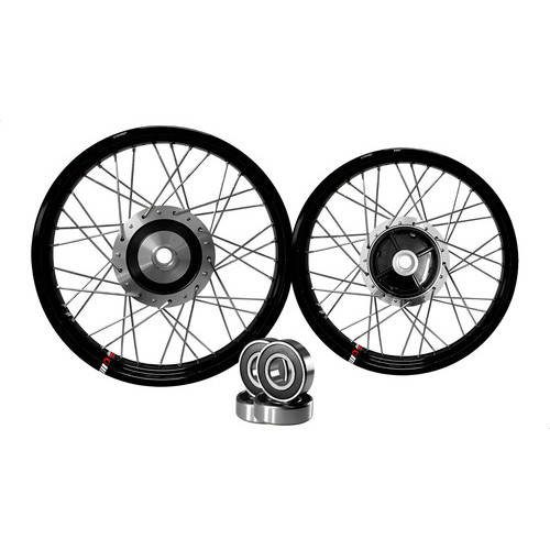 Par Roda Alum Viper Vpr Preto Biz 100 À 125 Cubo Diamant 4mm