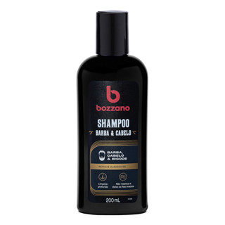 Shampoo para Barba, Cabelo e Bigode Bozzano 200ml em Oferta na Shopee