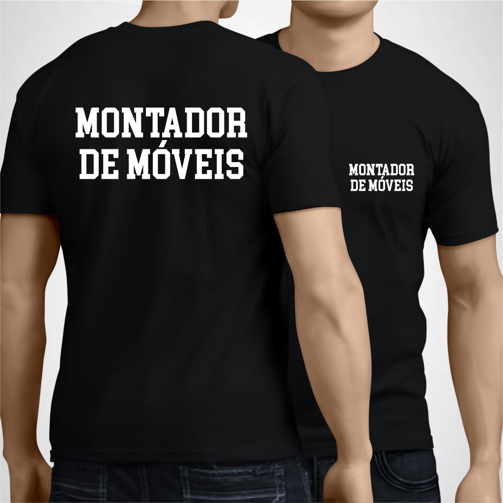 Camiseta Camisa Uniforme de Trabalho Profissões - Montagem Montador de Móveis 01