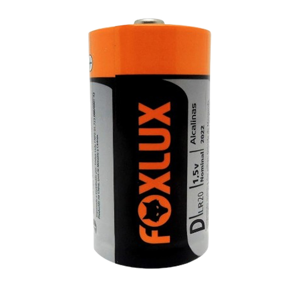 Pilha Alcalina Foxlux Média LR14 1.5V 2 Un | Longa duração, energia estável em Oferta na Shopee