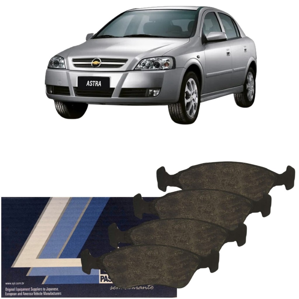 Pastilha De Freio Dianteiro S.y.l Gm Astra 1998 A 2005 em Oferta na Shopee