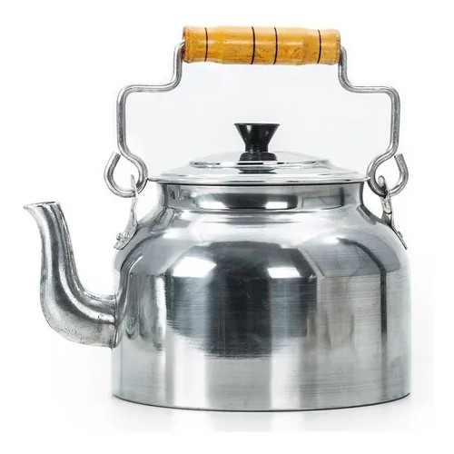 Chaleira N20 Polida Alumínio 3 Litros Café Chá Leiteira Bule