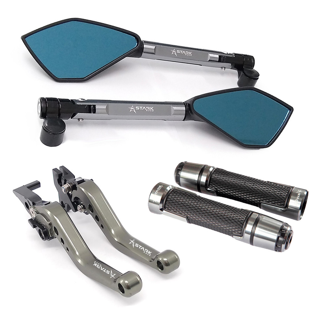 Kit Retrovisor Manopla Manete Titan Fan Start Cargo Lona Pop